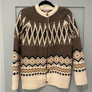 J Crew Fair Isle Cardigan